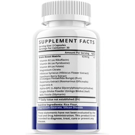 Cognifen 5-Cognifen Brain Booster, Focus, Memory, Function, Clarity Nootropic Supplement