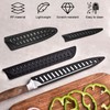 QIYUDA 9PCS Knife Protector Sleeve, Plastic Safety Sheaths for Kitchen