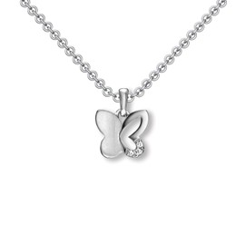 Children's Butterfly Necklace 925 Silver Necklace Girls Butterfly Pendant Real Silver Chain Children's Chain Jewellery Children's Jewellery Children's Jewellery Gifts Gift Ideas Birthday First Day at