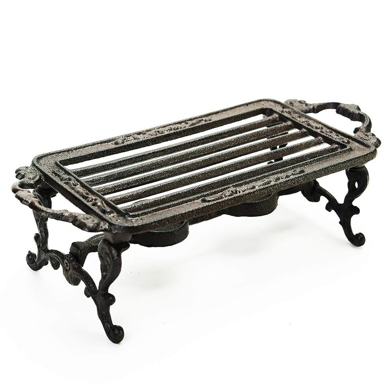 Sungmor Heavy Duty Cast Iron Teapot Dish Warmer Stable Holder