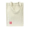 SENSHISHUIN - Indian Cotton Thick Canvas Natural Tote Bag, Rectangular,