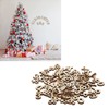 100 Pieces Wooden Numbers Density Board Natural No Burr Safe