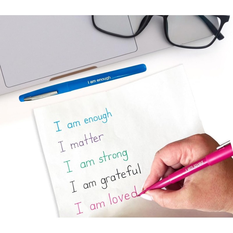 Felt Tip Pens with Positive Affirmations – Perfect for Teachers