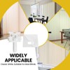 UBANU 12 Sets White Vertical Blind Repair Kit with Stem,