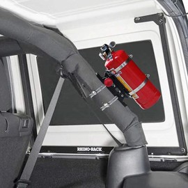 MFC for Jeep Wrangler JK JL UTV Adjustable Car Fire Extinguisher Mount Bracket Black