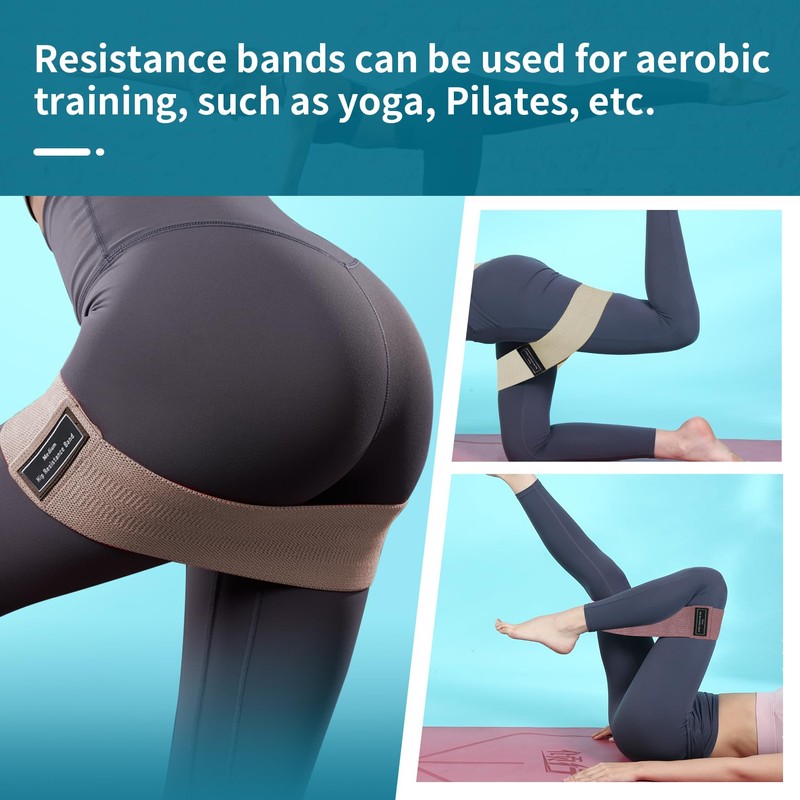 Houselog Resistance Bands Sets Portable Exercise Loops for Legs and