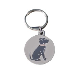 Sweet William Staffie Dog Tag/Keyring