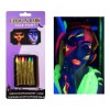 KFMX 6 Crayones Luminosos Fluorescentes Maquillaje Pintura Neón
