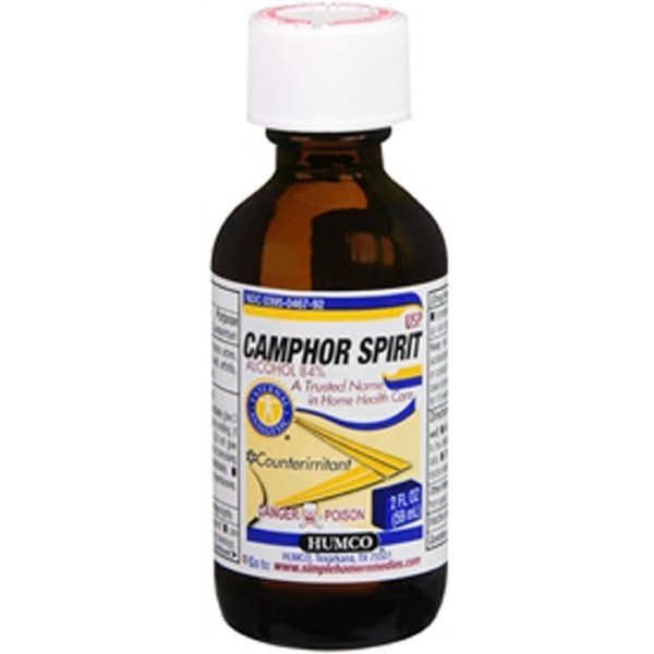 Humco Camphor Spirit USP 2 oz (Pack of 4)