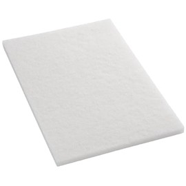 Sanico MVP Base Hit Premium White Buff Polish 14" x 28" Floor Pad (Box of 5)