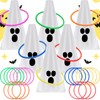 24 PcsHalloween Ring Toss Game Outdoor Carnival Party Games Include