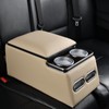 Coverado Car Center Console, Universal Rear Bench Seat Consoles, Truck