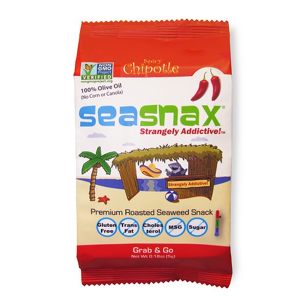 Seasnax Seaweed Snack Spicy Chipotle 5g
