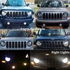 for Jeep Accessories Bezels Front Light Headlight Angry Bird Style