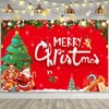 2024 Christmas Backdrop Christmas Decorations, Christmas Backdrop Large Xmas Merry