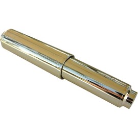 Simpatico 35-7041 Spring Loaded Plastic Replacement Toilet Paper Roller, Polished Brass