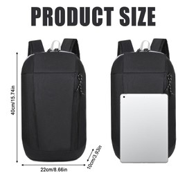 10L Hiking Daypack, Waterproof Lightweight Travel Backpack, Water Resistant, Unisex Small Backpack for Outdoor Camping, Skiing & Cycling | Adjustable Shoulder Straps, Fits Tablet (40x22x10cm)