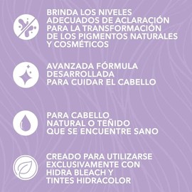 HIDRACOLOR - Hidroxide 20 Vol. (6%) 870ml, Peróxido en Crema para Cabello, Aclara y Protege, Fórmula Avanzada, Cuidado del Cabello, Brinda Nivel Adecuado de Aclaración, Transformación de Pigmentos