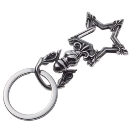 Artemis Classic Star Carabiner Key Chain Men's Key Ring ACK0049 Brand Jewelry Key Ring Key Ring Key Ring Key Ring Key Holder Key Holder Key Case Stainless Steel, Silver