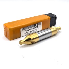 Hertel  Combo Drill & Countersink: #6, 1/2" Body Dia, 118°, Carbide 83245431