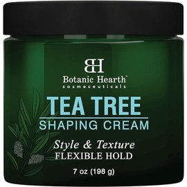 Botanic Hearth Tea Tree Shaping Cream, Crema Para Estilizar El Cabello Con Colágeno Y Biotina - Estilo Y Textura, Fijación Fuerte Y Flexible, Para Todo Tipo De Cabello - Hombres Y Mujeres - Made In Us