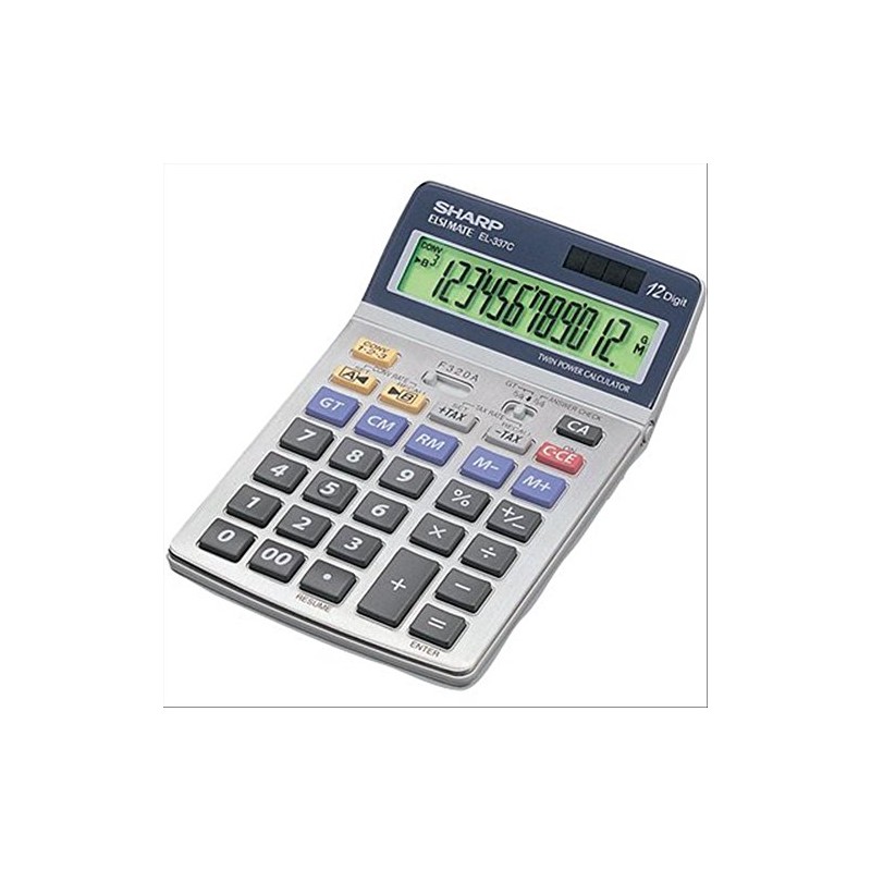 Sharp EL 337C 12 digit desktop Calculator