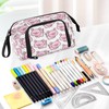 Mnsruu Little Pig Big Capacity Pencil Case Pouch Pen Case