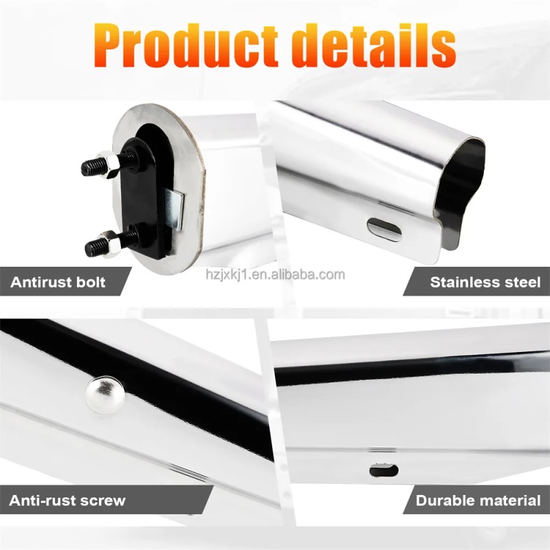 OEM 30 Inch Stainless Steel Straight Mud Flap Hanger Semi