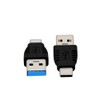 rgzhihuifz Type-C Male to USB3.0 Male Adapter，USB C to USB