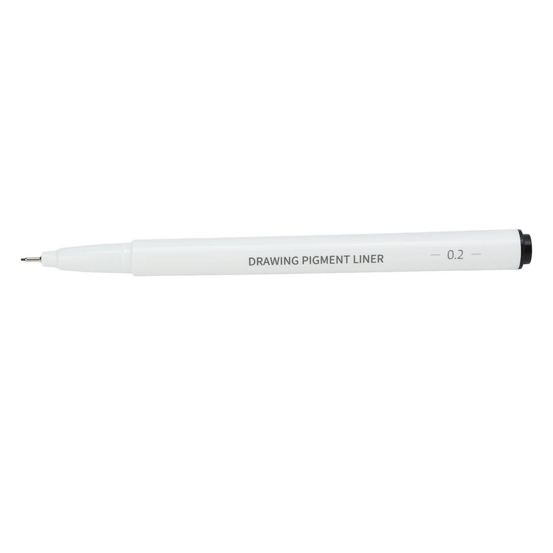 10Pcs Waterproof Micro Line Pens Strong Coverage Black Micro Pens