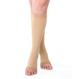 Runee Open Toe Compression Sock 20-30 mmHg Knee High Calf Support