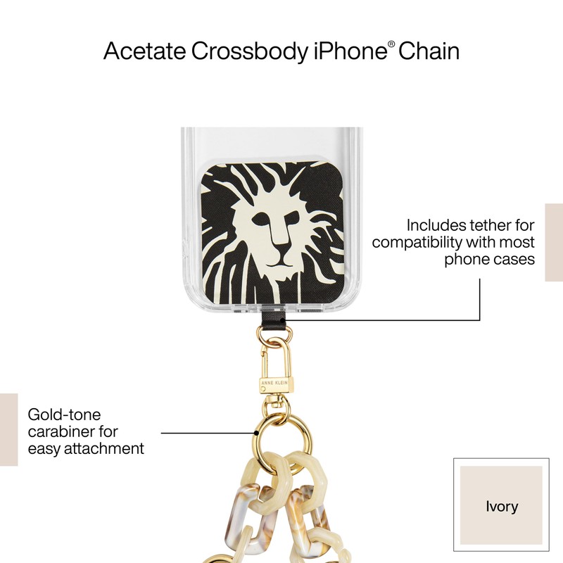 Anne Klein Classic Watch WK/4028GPIV, beige