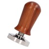 Coffee Tamper Separate Design Stainless Steel Ergonomic Wood Handle Portable