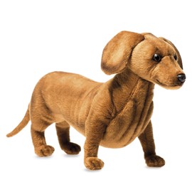 Dachshund Standing Plush Soft Toy by Hansa. 42cm. 6420
