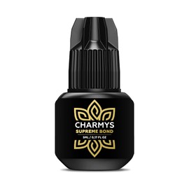 CHARMYS Lash Glue 8 Weeks Retention/Fast 0.5-1 Seconds Drying - Individual Lashes Only - Strong and Reliable Adhesive for Salon-Quality Lash Extensions - for Professionals