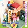 Children's Modelling Clay Set, 48 Colours, Air-Drying Foam Clay Clay,
