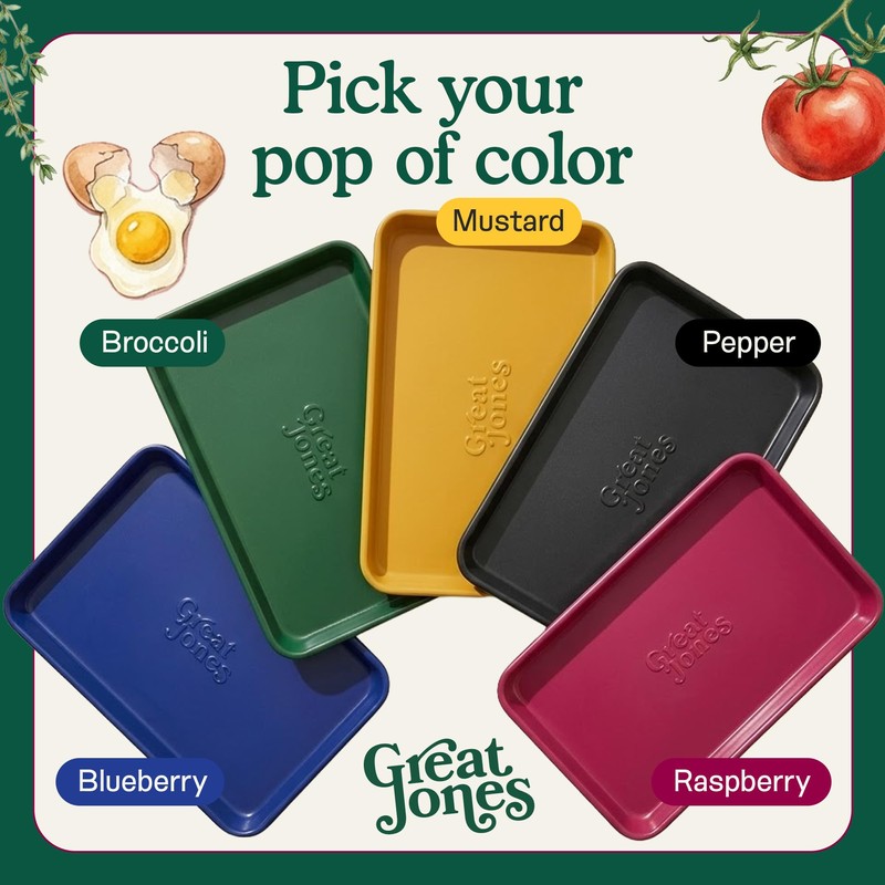 Great Jones Holy Sheet Pan (Mustard) | Nonstick, Half-Sheet Pan