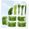 Healifty 1 Set 10pcs Gua Sha Massage Board Scalp Comb