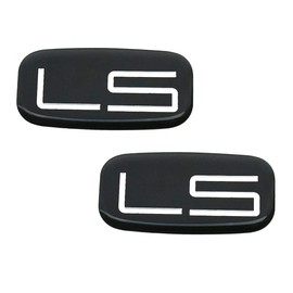 2Pcs LS Cab Emblems 3D Badge Logo Roof Pillar Replacement for 99-07 Silverado Tahoe Suburban 15036135 Pickup Truck SUV (Chrome)