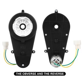 2Pcs 24V 40000RPM Kids Ride On Car Gearbox Motor Power Wheels Motor Gearbox Upgrade Motorcycles Jeep High Speed RS555 Drive Engine Match Kids Ride On Toys Car Motors