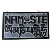 14cm Fair Trade Nepalese Stone Om Sign Namaste Stone Sign