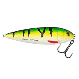 Abu Garcia Rattlin' Atom Hard Bait Fishing Lure - Extra Loud Rattle & Sharp Treble Hook, Perch