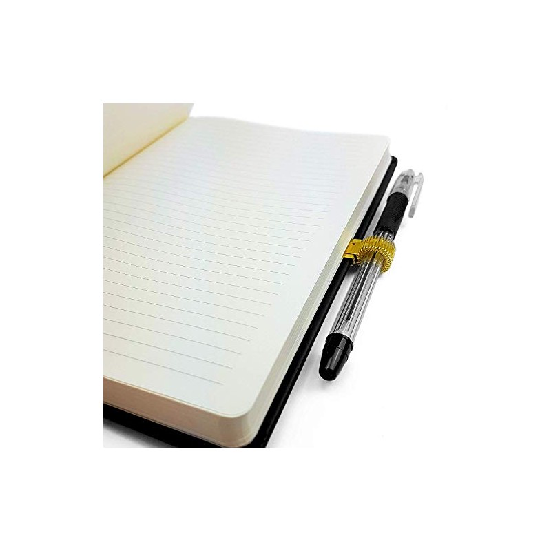 Metal Pen Clip Holder for Notebook/Clipboard/Journal/Diary - Ideal For Doctors/Nurses/Foremans/Office