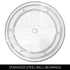 iDesign 9-Inch Plastic 2-Tier Lazy Susan Turntable - Set of