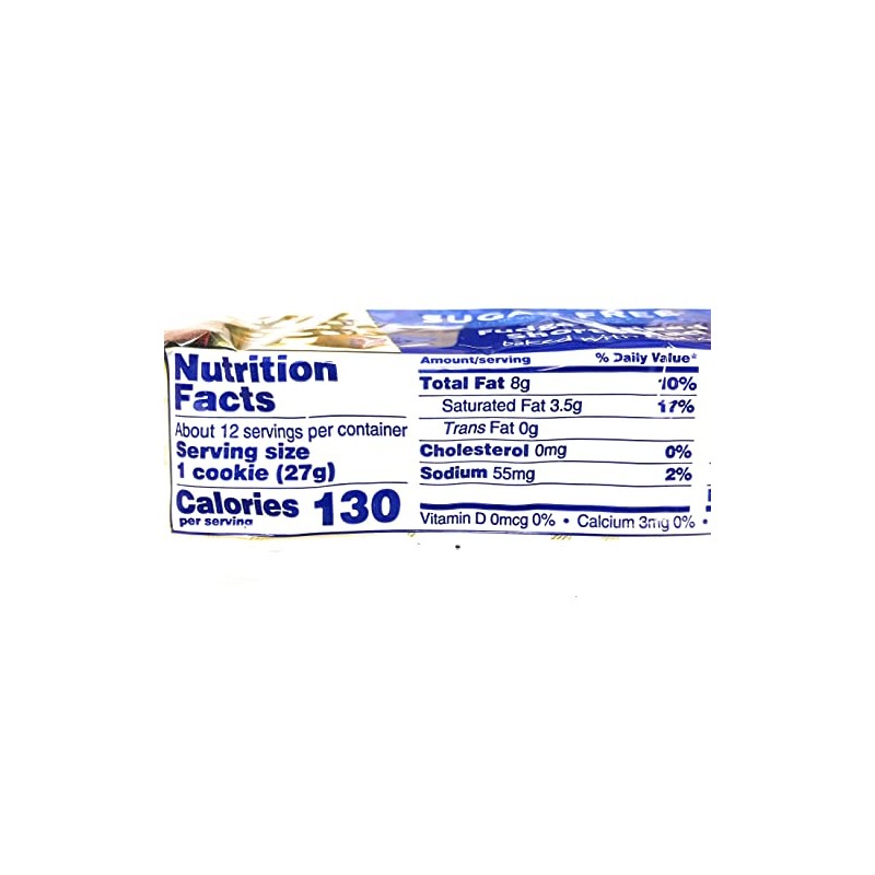 Voortman Fudge Striped Shortbread Sugar Free Cookies (Pack of 4)