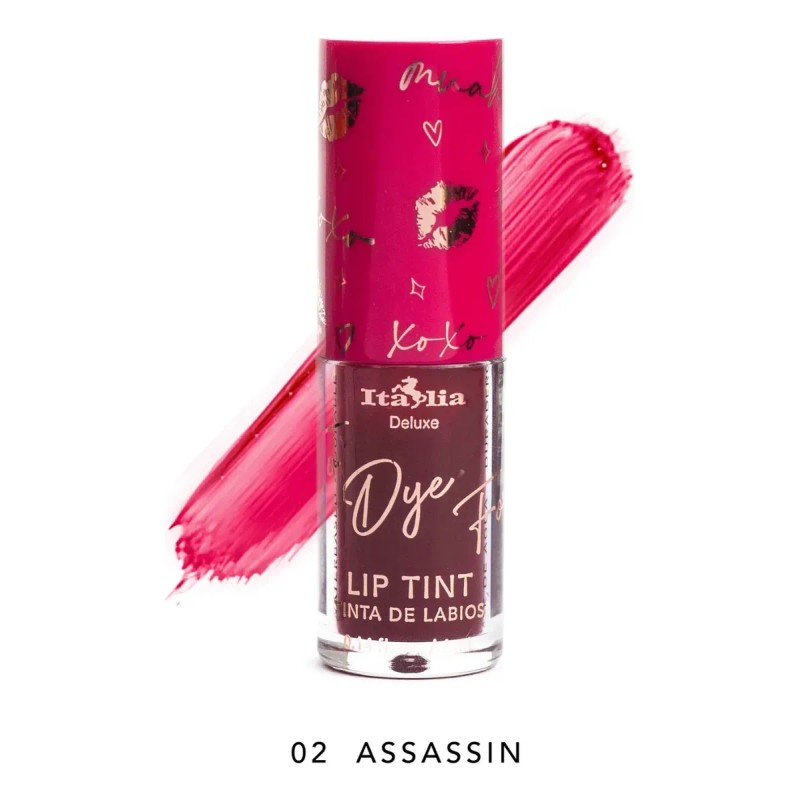 3 Tintas De Labios Italia Deluxe Assasin Letal Toxic