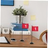 CIYODO 12Pcs Desk Flag Holder Set Flagpole with Stable Base