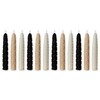 Papyrus Birthday Candles, Black & White (12-Count)