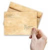 Motif envelopes Old Paper Old Style, Parchment 10 envelopes DIN
