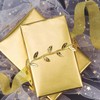 Gold Shiny Wrapping Paper 50 * 70cm,5pcs Matte Wrapping Paper